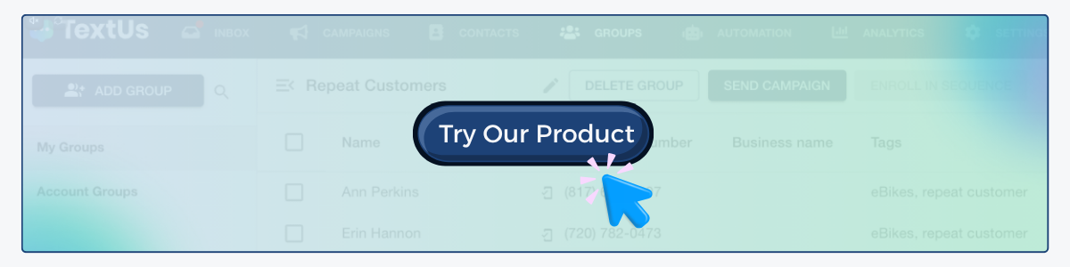 Interactive TextUs Demo Banner Interactive TextUs Demo Banner