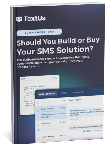 Should you build or buy your SMS solution  TextUs Guide 2026 (1)
